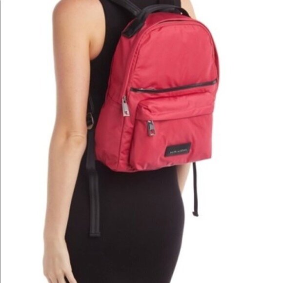 Marc Jacobs Medium-Large Nylon Backpack NWT Carnation - Picture 3 of 7